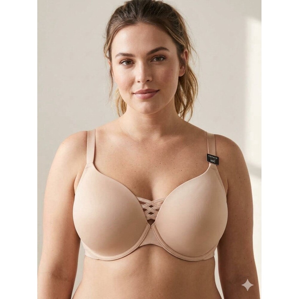 Torrid XO Plunge Push Up Bra 50 C (D) Feel The Fit New READ PLEASE